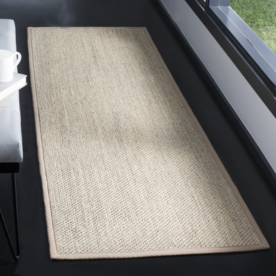 Kiki Jute/Sisal Marble/Linen Area Rug