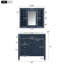 Meuble-lavabo simple 36 po avec plateau Duban-1755306420-1755306421