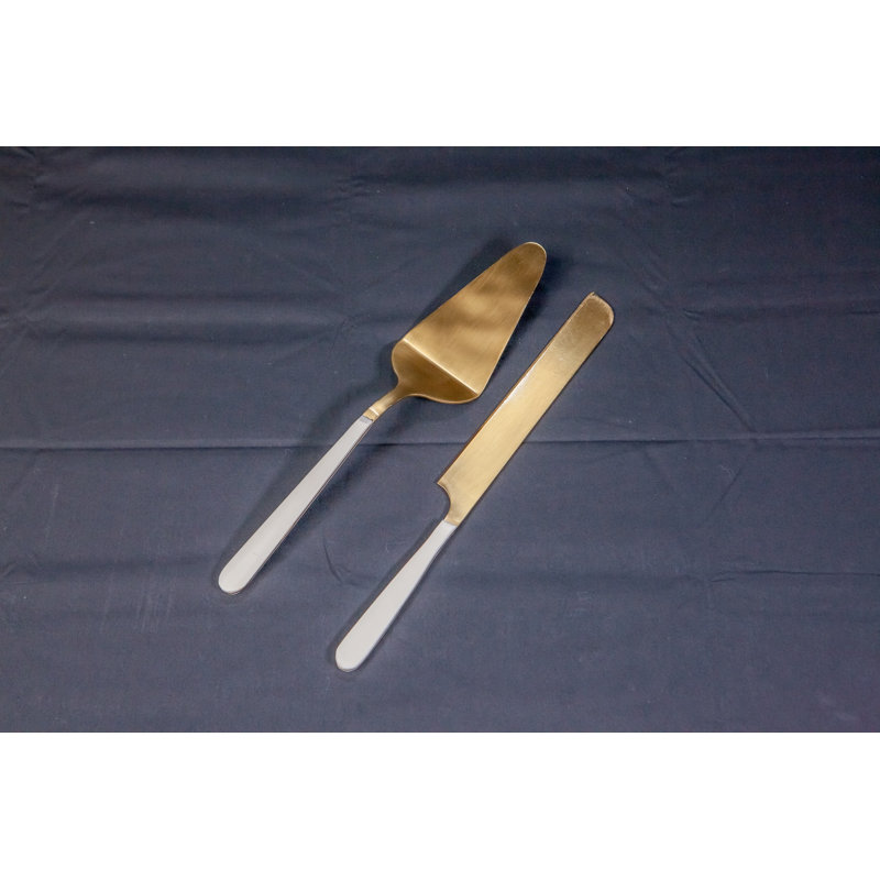 Ensemble de service à gâteau 2 pièces Brockett