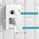 2 - Functions Pressure Balancing Shower Faucet with Rough-in Valve