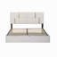 Grand lit plateforme tapissier avec système de rangement hydraulique-1726542327