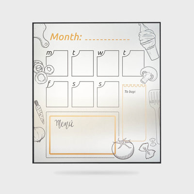 Magnetic Metal Dry Erase Board