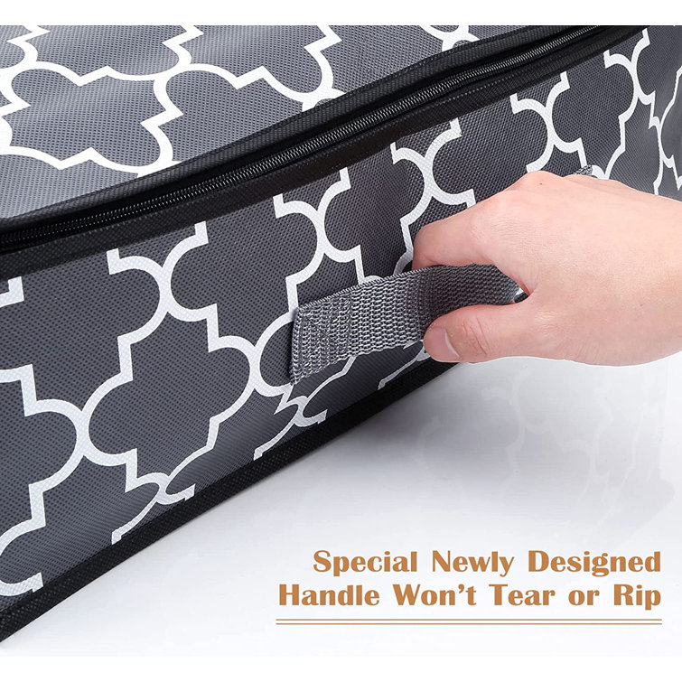 Rebrilliant Foldable Fabric Underbed Storage Set & Reviews