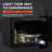 Compact Electronic Safe with Digital Keypad, Interior Light and Storage Pouch