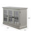 Buffet 45 po avec portes en miroir en acrylique-915616208