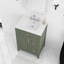 Meuble-lavabo autoportant de 24 po avec plateau en céramique intégré-1165851248