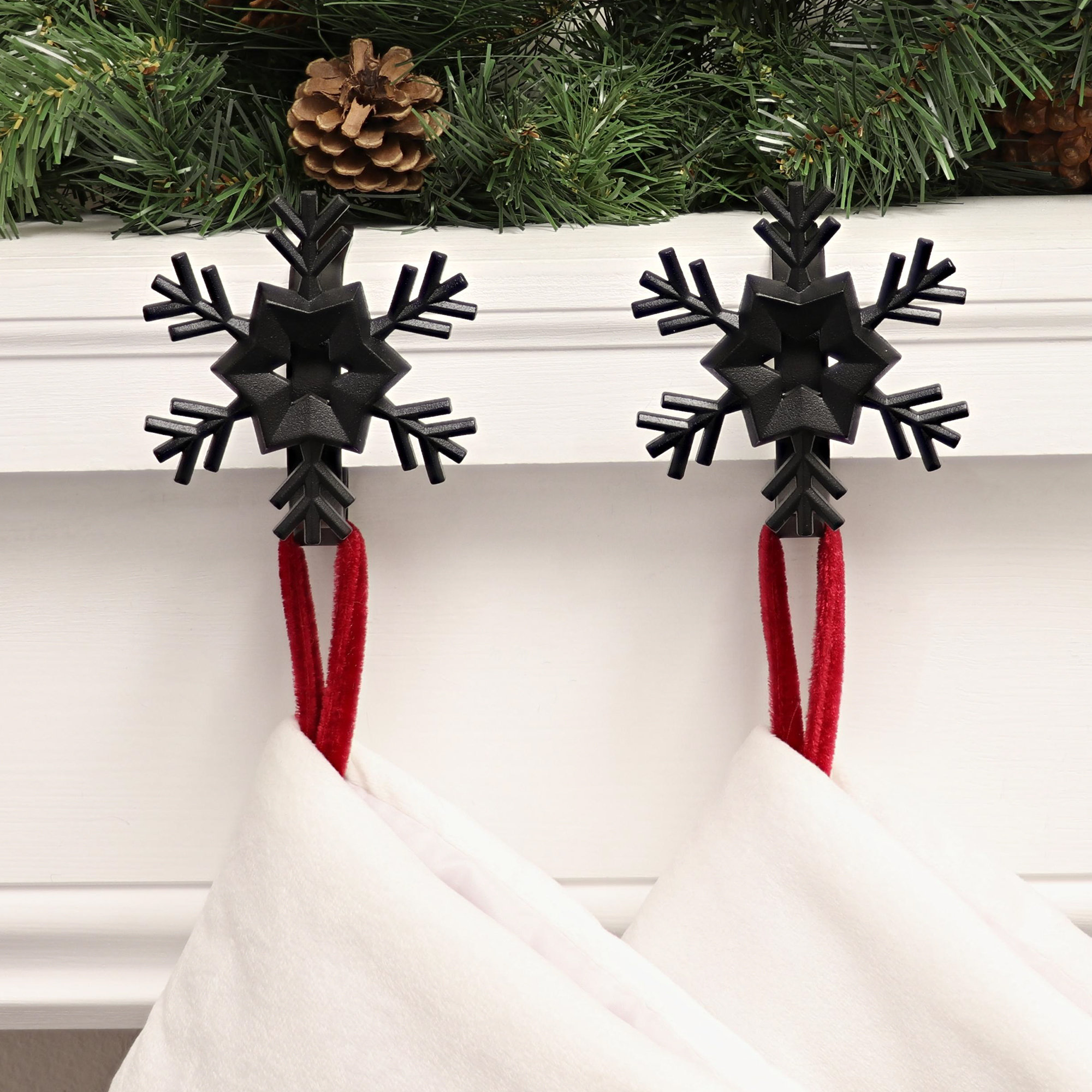 Snowflake Stocking Holder
