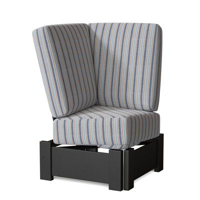 Chaise de patio avec coussins Cherin
