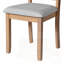 Chaises de salle à manger, chaises d'appoint et chaises de cuisine rembourrées en tissu avec pieds en bois massif et sièges rembourrés