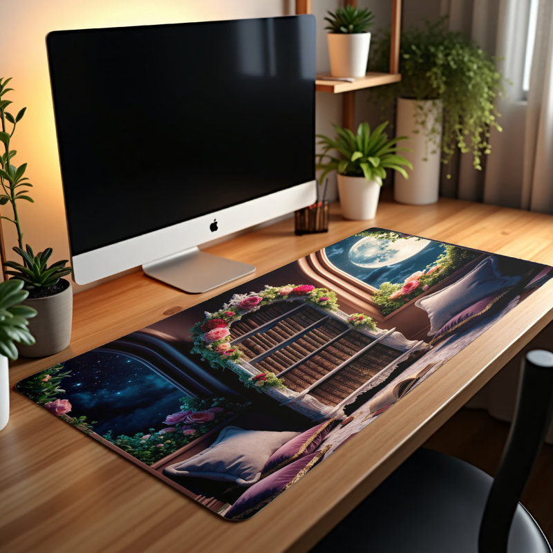 Polyester Desk Pad, 31.5x15.5