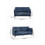 Canapé 2 places avec 2 coussins, canapé confortable