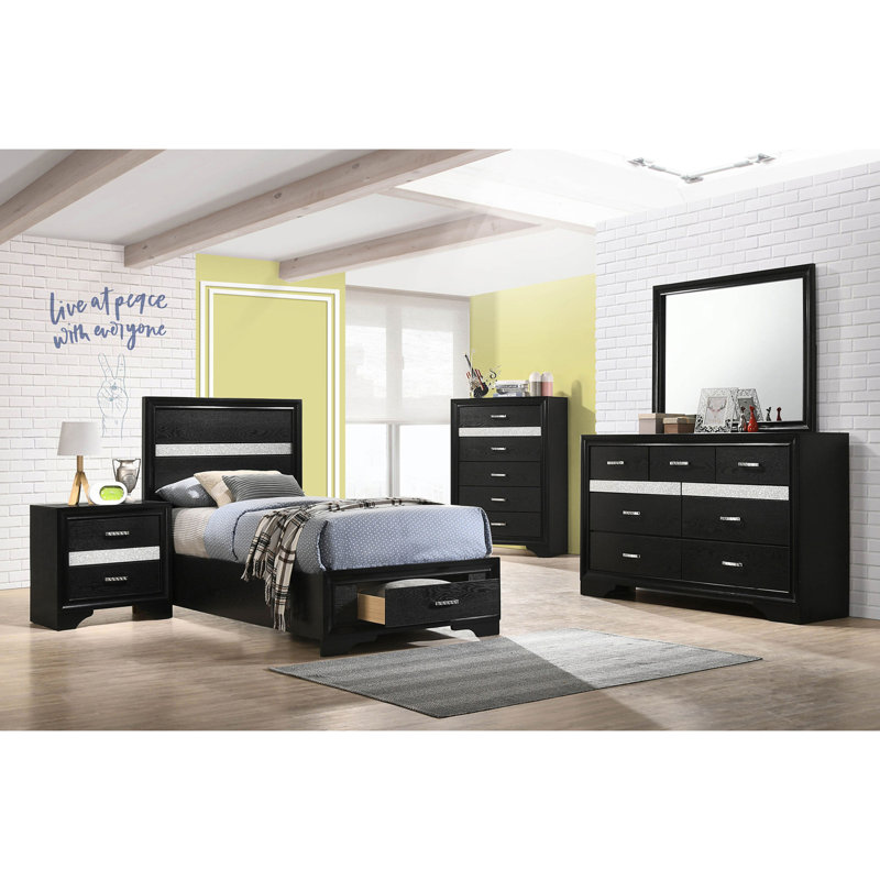 Storage Panel Bed, Twin