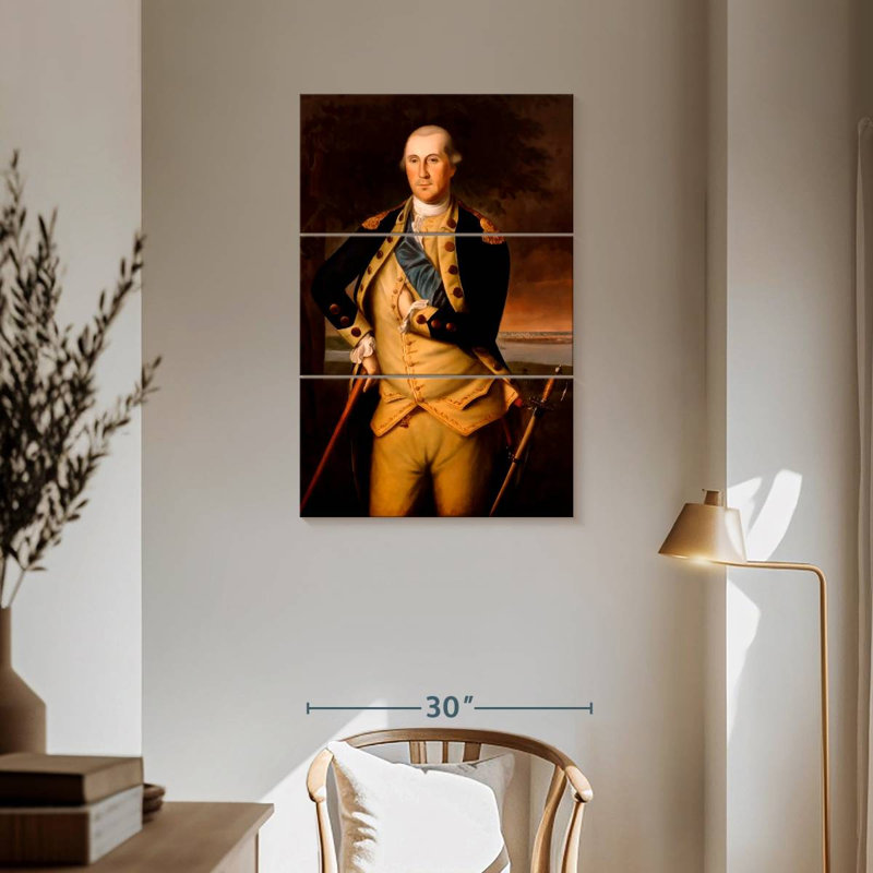 Lelar General George Washington, 57" H x 36" W
