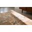 Grand tapis crocheté antique en laine ivoire