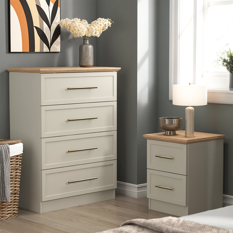Storage Duo Bedroom Set, Light Grey