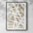 Papier encadré argent vieilli