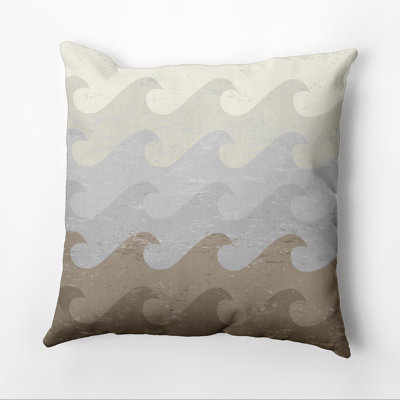 Housse et insert de coussin carré Surf, Sand & Sea