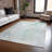 Machine Washable Indoor/Outdoor Xhevrie Mint Rug-1968333484
