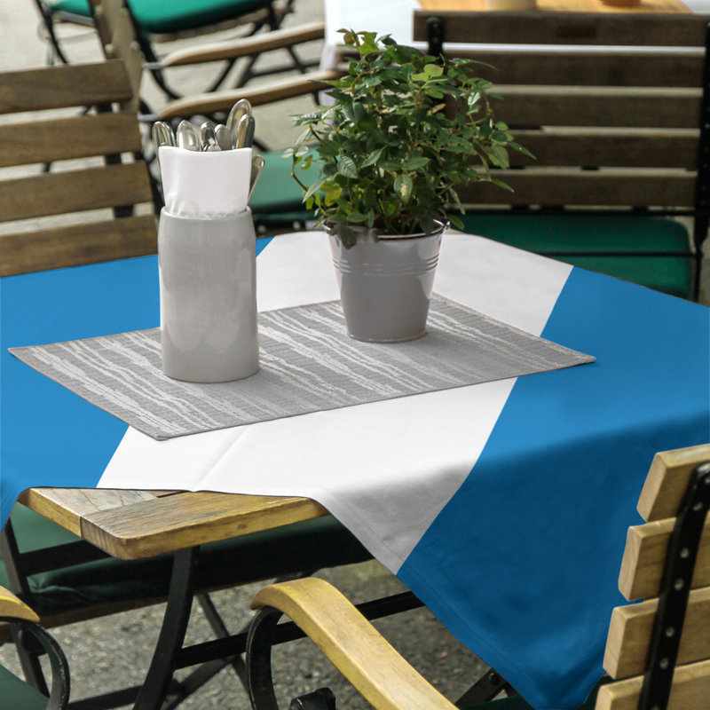 Nappe basket Orlando, Bleu / Blanc / Bleu