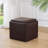 Faux Leather Storage Ottoman set-1261808473
