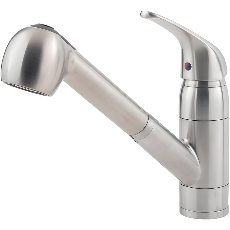 Pfister Pfirst Series 1-Handle Pull-Out Kitchen Faucet With 360-Degree Swivel Spout And Water-Efficient Design