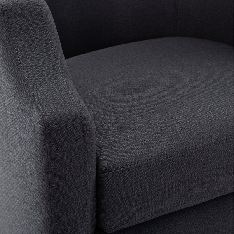 30,88 po Fauteuil coulissant pivotant gris Ashen