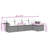Vidaxl Garden Sofa Set Grey