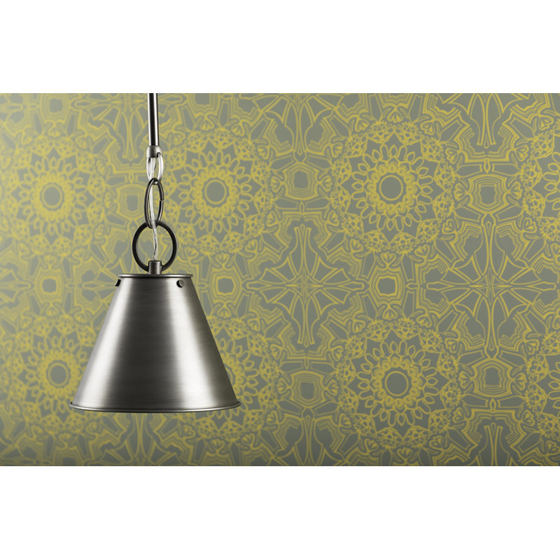 Altamont 1 - Light Pendant, Historic Nickel, 9" H x 8" W x 8" D