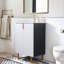 Ensemble de meuble-lavabo simple blanc 24 po-173521683