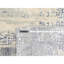 Tapis de couloir oriental gris en laine et en soie noué à la main 4 pi x 12 pi 95D12870CEF04502AFF7D3D6B08012FE