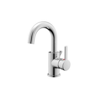 Single-Hole Single-handle Bathroom Faucet with Drain Assembly
