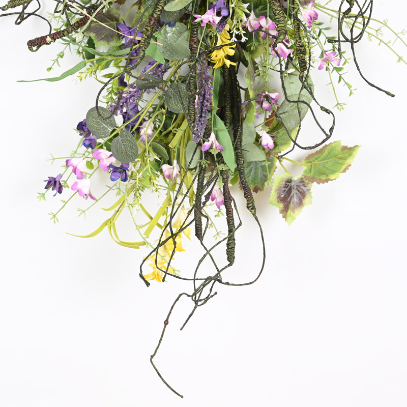 Décoration florale de 26 po pour maison de campagne