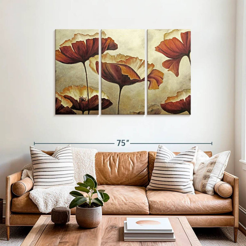 Coquelicots Harnek, H 36 po x l 57 po