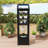 Mini Wood Greenhouse with Adjustable Shelves, Movable Storage Box and Openable Roof-114510574