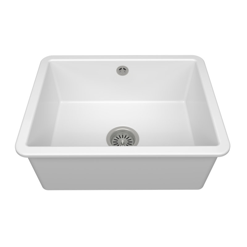 Terralife 43mm W Single Bowl Ceramic Kitchen Sink