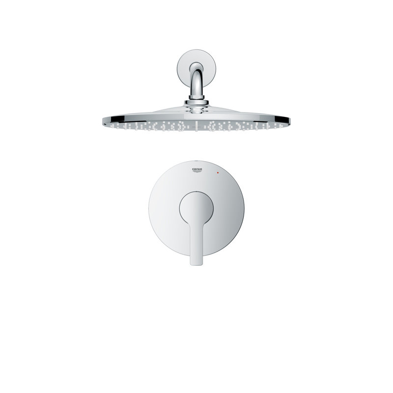 Lineare™ Shower Faucet with Rough-in Valve, Grohe Chrome