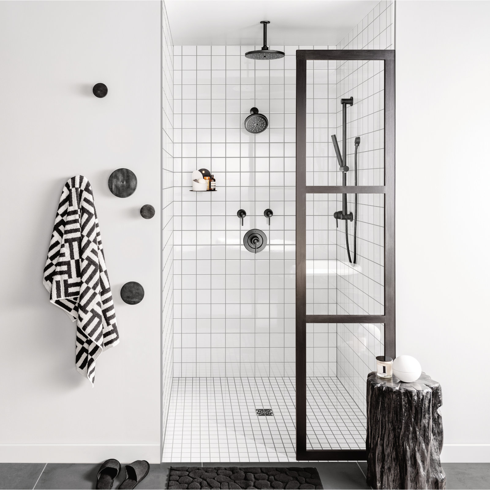 Align ExactTemp Tub and Shower Valve Trim, Matte Black