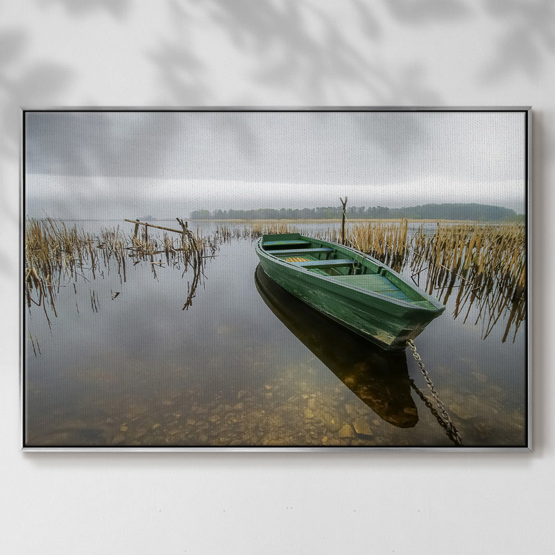 Green One, reproduction d'art sur toile, Argent, H 27 po x l 41 po x P 2 po