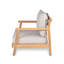 Ensemble de conversation pour patio en bois