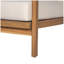 Méridienne d'extérieur 28 po avec dossier tissé, structure en bois massif, coussins confortables et accoudoirs courbés pour la terrasse ou le jardin-1486464018