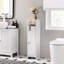 Narma Solid Wood Freestanding Linen Cabinet-1867568255