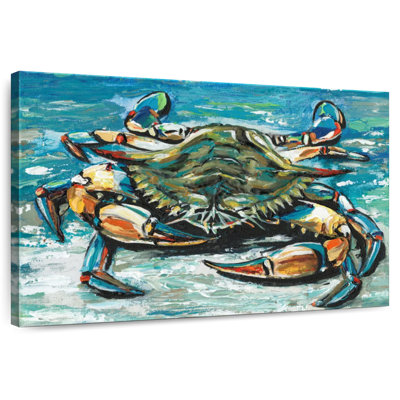 Palette bleue crabe I