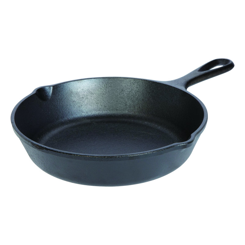 Lodge 12-Inch Black Cast Iron Skillet with Assist Handle