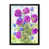 Impression noire sur toile encadrée sélectionné