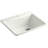 Riverby 25" L x 22" W x 9-5 8" Bar Kitchen Sink with Basin Rack-64615353-11013547