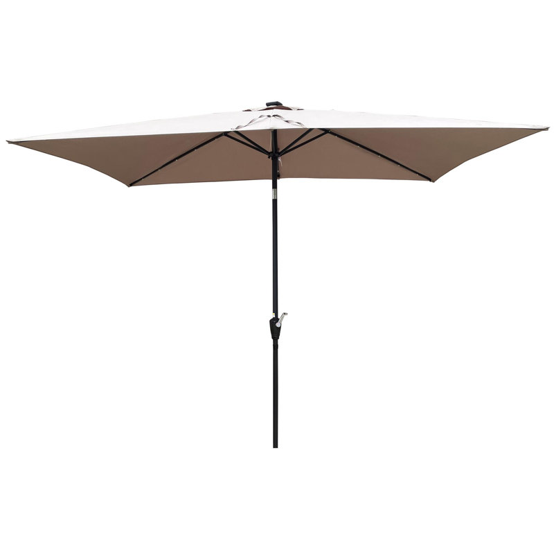 Parasol lumineux à énergie solaire à DEL, Champignon