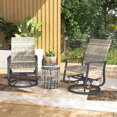 Ensemble de 2 chaises d'extérieur Outsunny