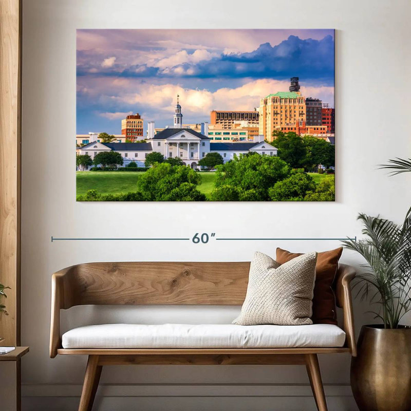 Richmond Virginia Cloudscape, 34" H x 51" W