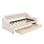 Lit de jour simple avec tiroirs de rangement, lit de jour rembourré avec 2 ports USB, structure en bois robuste, lit de jour pour chambre à coucher-101882353