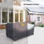 Housse pour canapé de patio rembourrée Fifer